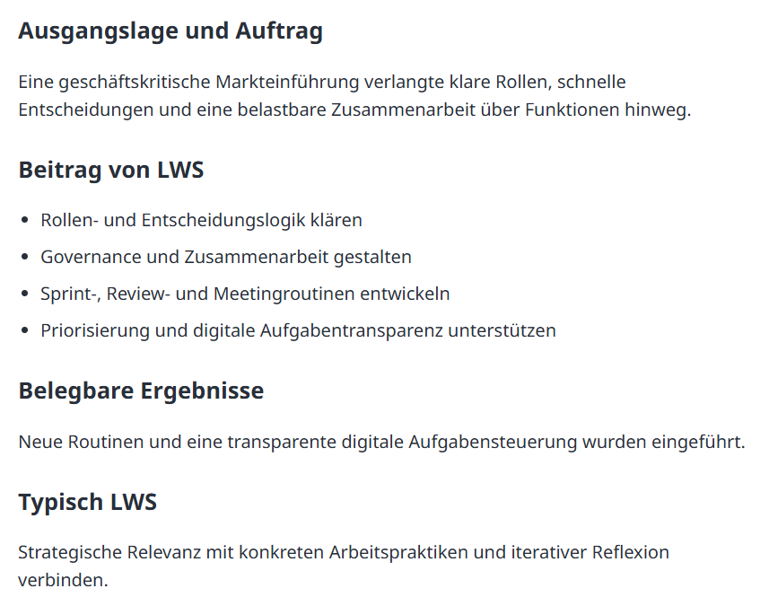 Crossfunktionale Markteinführung in einem internationalen Pharmaunternehmen